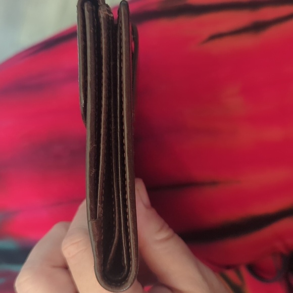 FENDI ZUCCA CANVAS & LEATHER WALLET π - Picture 4 of 15